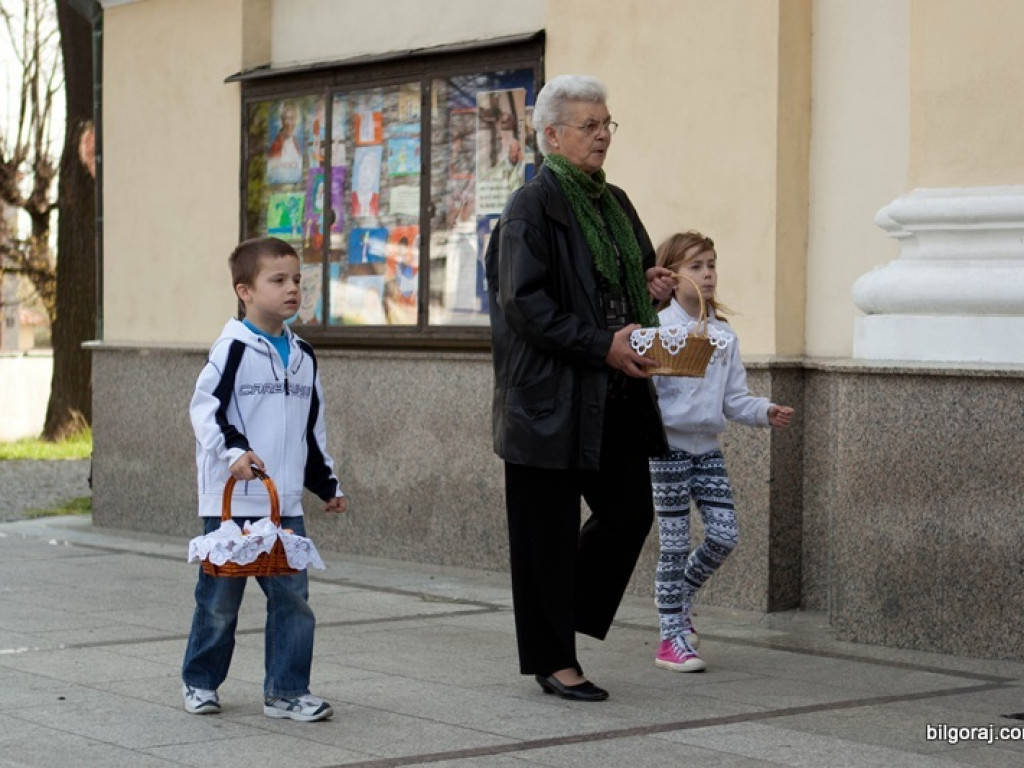 Poświęcenie pokarmów na stół wielkanocny (FOTO)