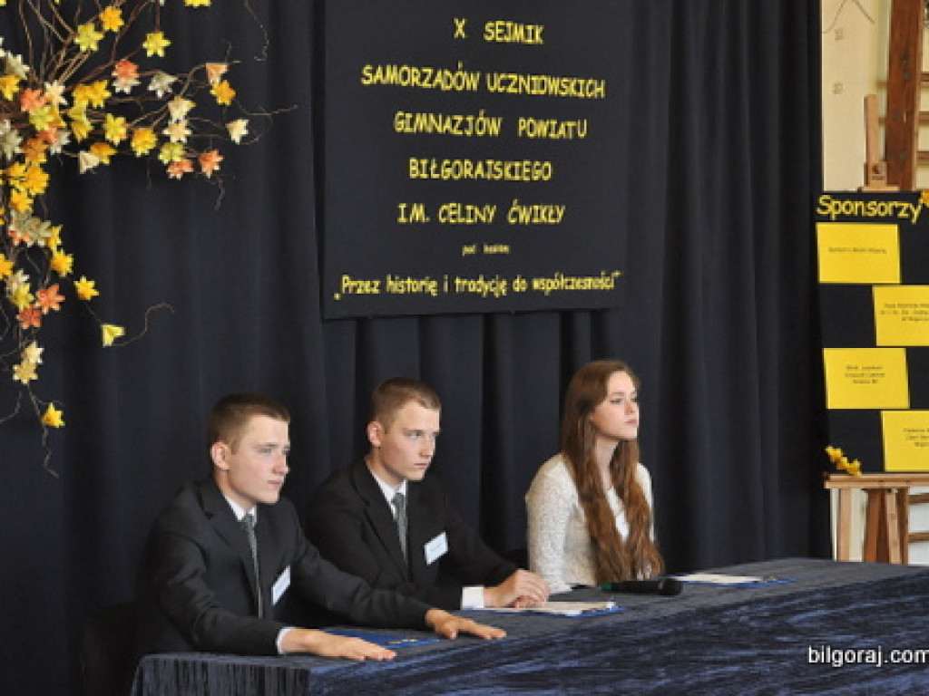 X Sejmik Samorządów Uczniowskich Powiatu Biłgorajskiego im. Celiny Ćwikły (FOTO)