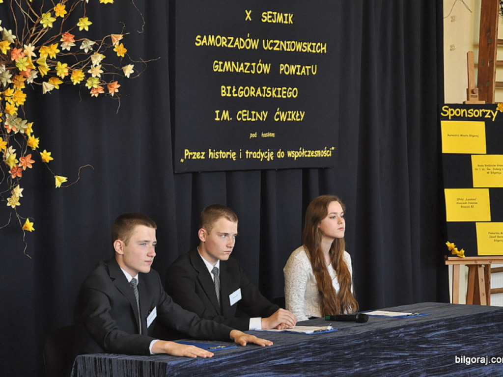 X Sejmik Samorządów Uczniowskich Powiatu Biłgorajskiego im. Celiny Ćwikły (FOTO)
