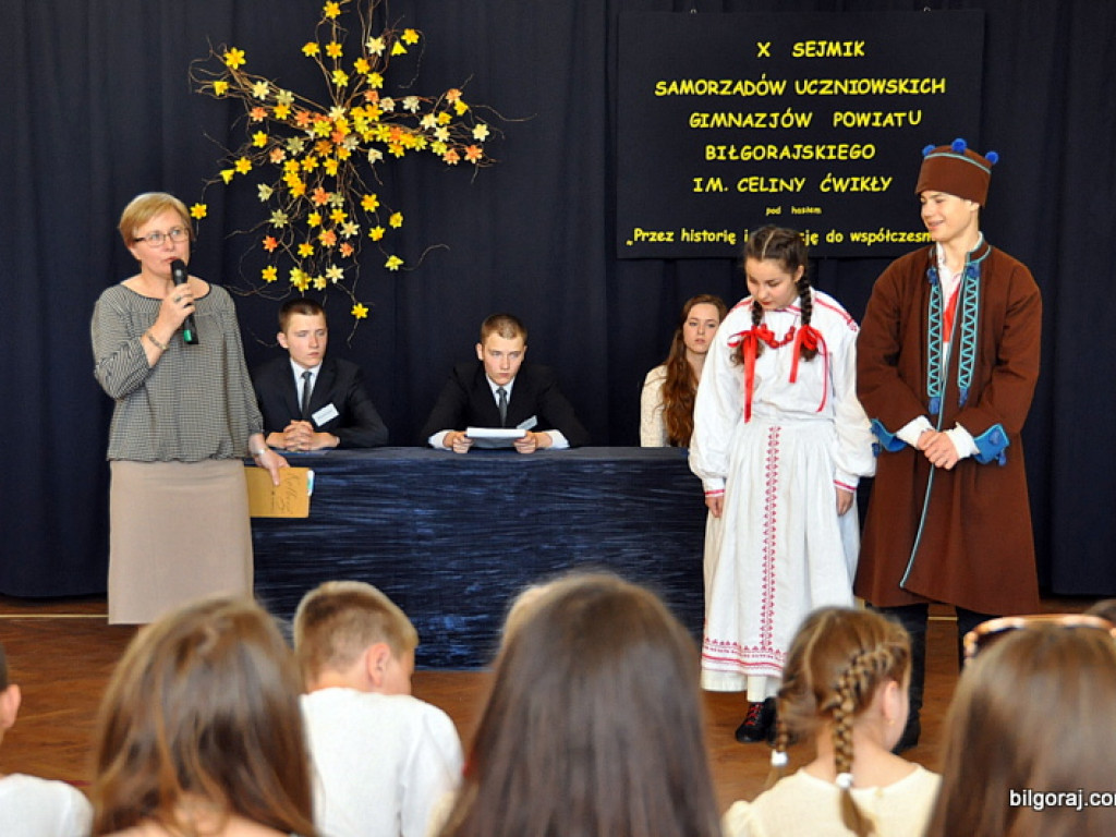 X Sejmik Samorządów Uczniowskich Powiatu Biłgorajskiego im. Celiny Ćwikły (FOTO)