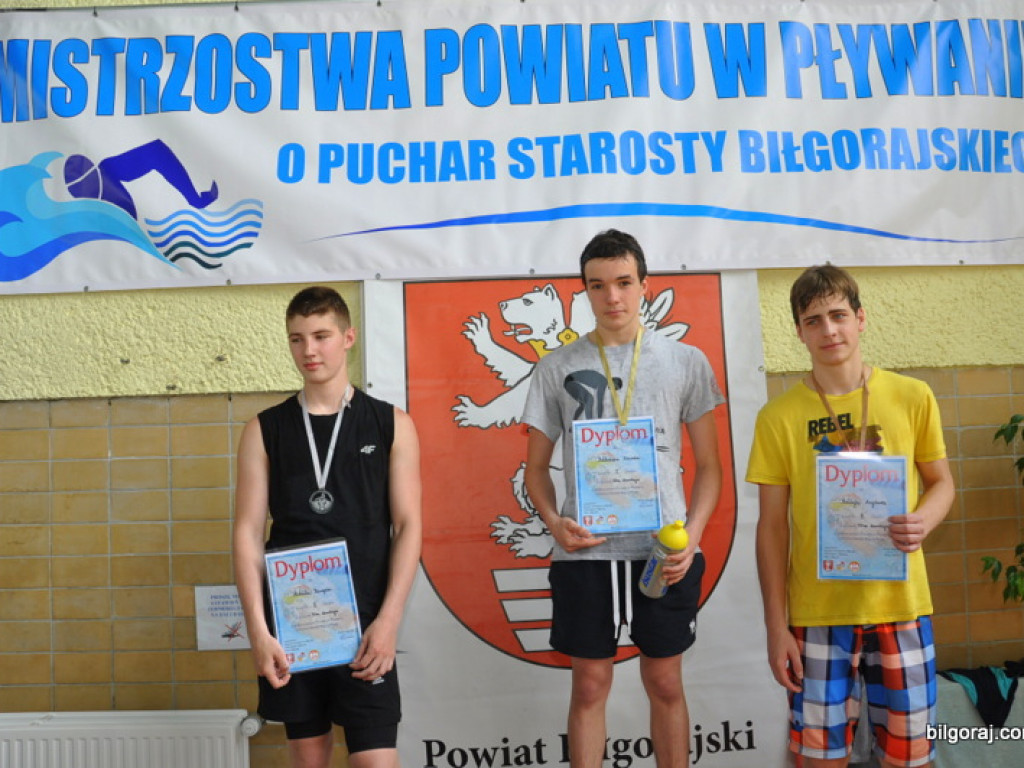 II Mistrzostwa Powiatu w Pływaniu o Puchar Starosty Biłgorajskiego (WYNIKI, FOTO)