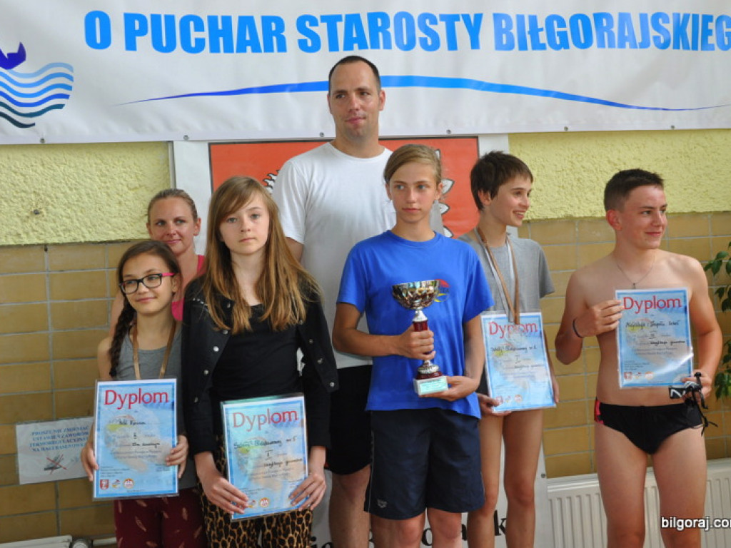 II Mistrzostwa Powiatu w Pływaniu o Puchar Starosty Biłgorajskiego (WYNIKI, FOTO)