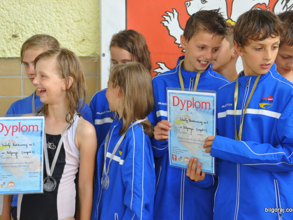 II Mistrzostwa Powiatu w Pływaniu o Puchar Starosty Biłgorajskiego (WYNIKI, FOTO)