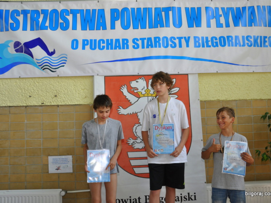 II Mistrzostwa Powiatu w Pływaniu o Puchar Starosty Biłgorajskiego (WYNIKI, FOTO)
