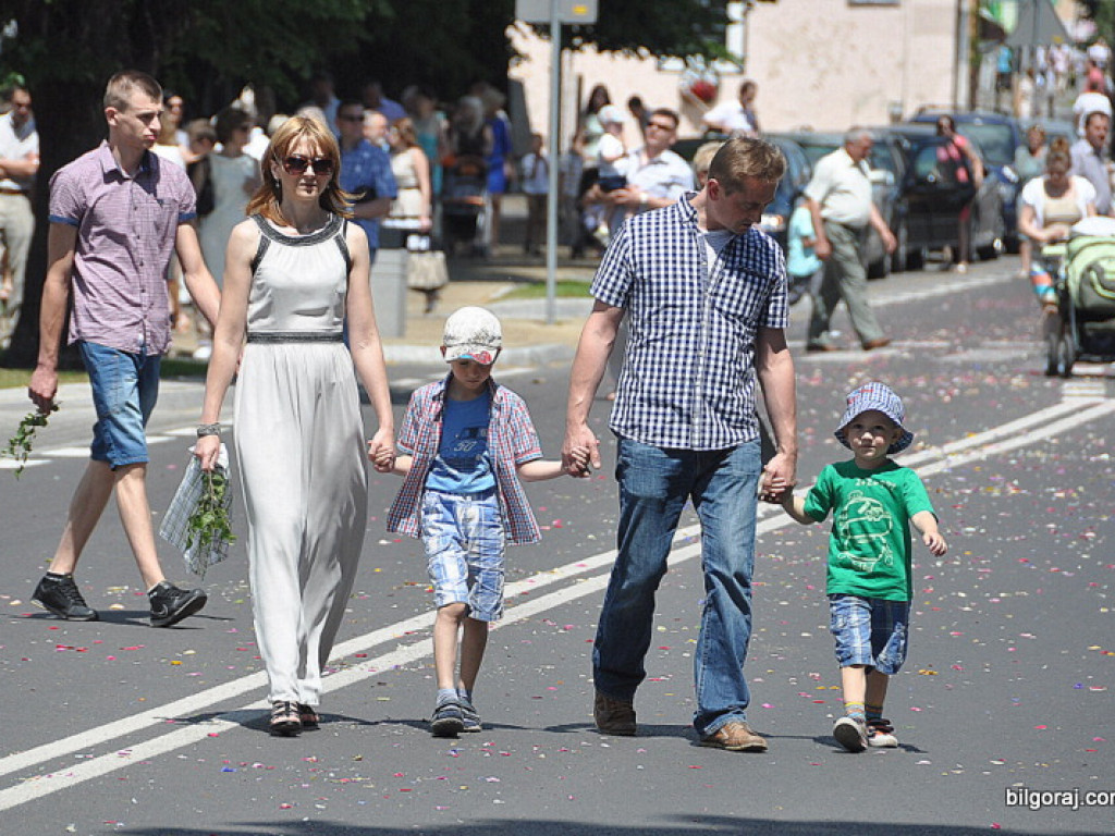 Boże Ciało - tłumy biłgorajan na procesjach eucharystycznych