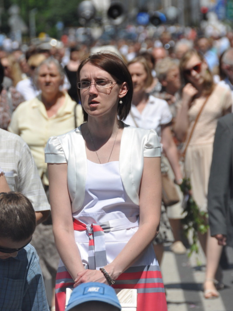 Boże Ciało - tłumy biłgorajan na procesjach eucharystycznych