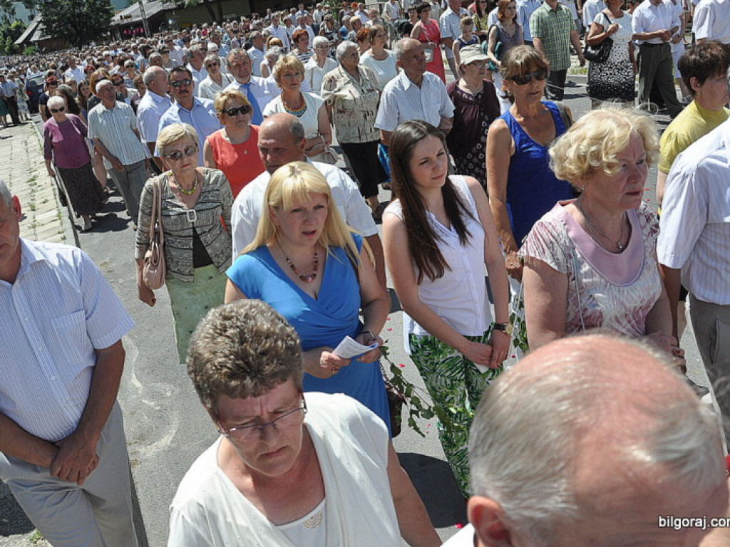 Boże Ciało - tłumy biłgorajan na procesjach eucharystycznych