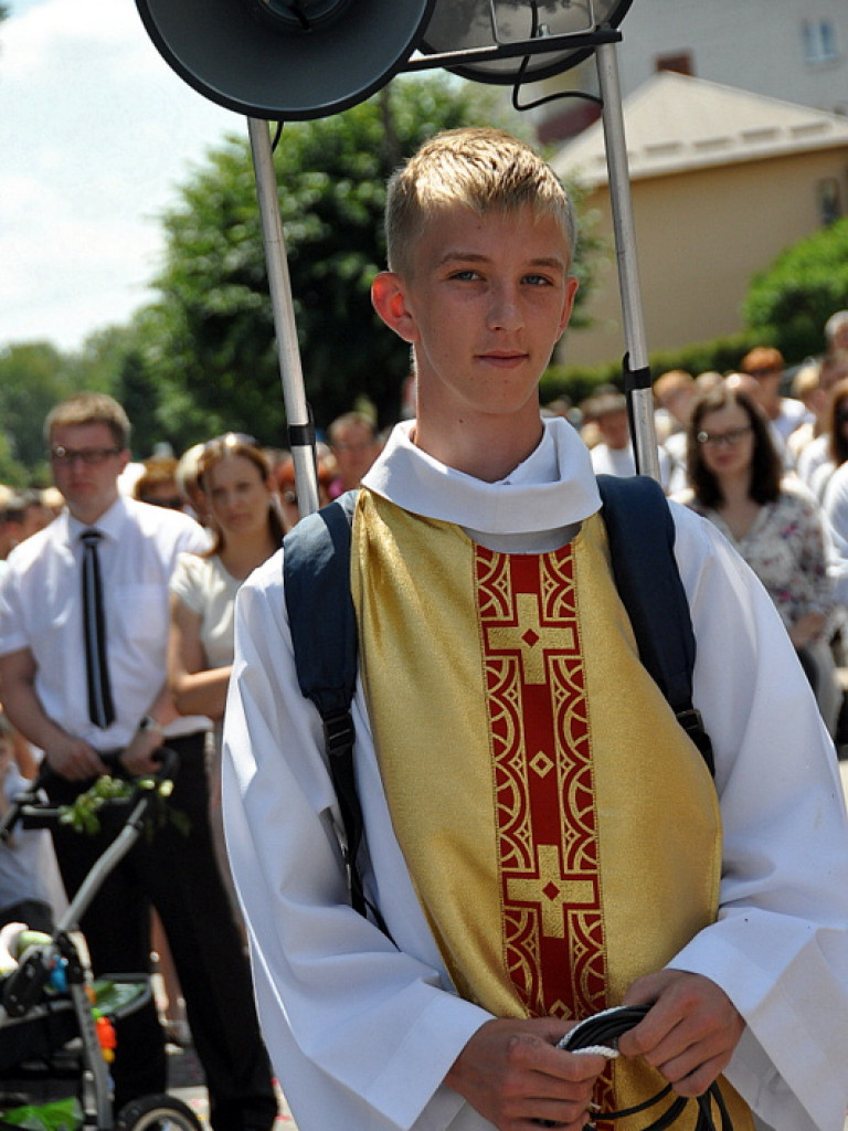 Boże Ciało - tłumy biłgorajan na procesjach eucharystycznych