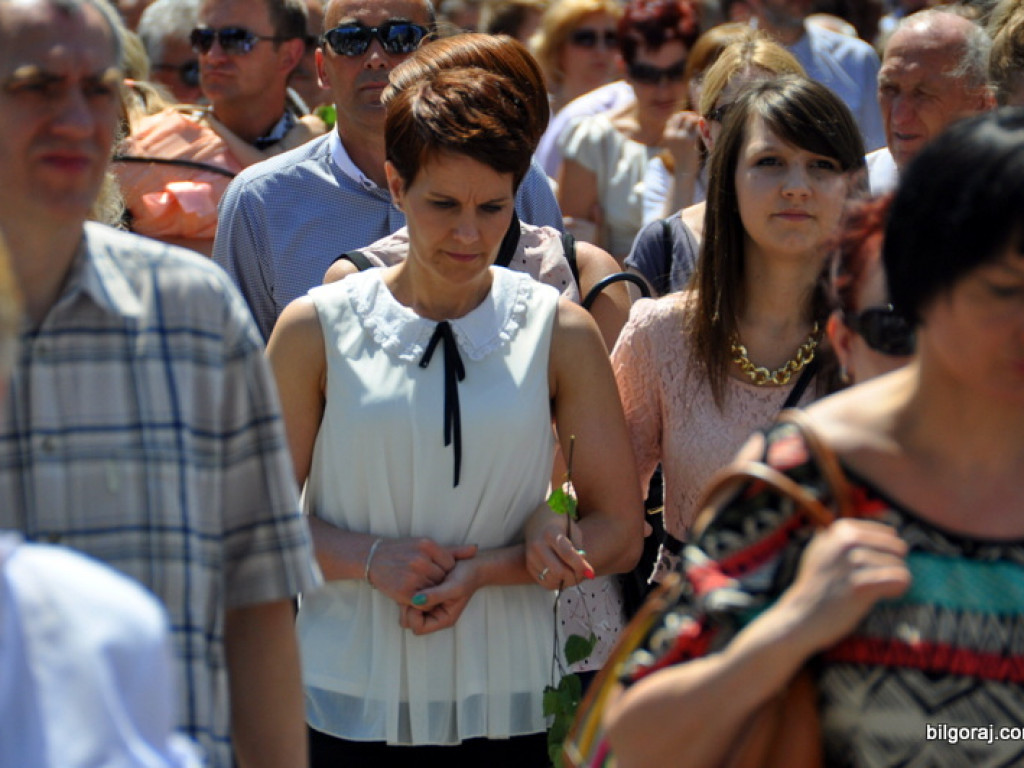 Boże Ciało - tłumy biłgorajan na procesjach eucharystycznych