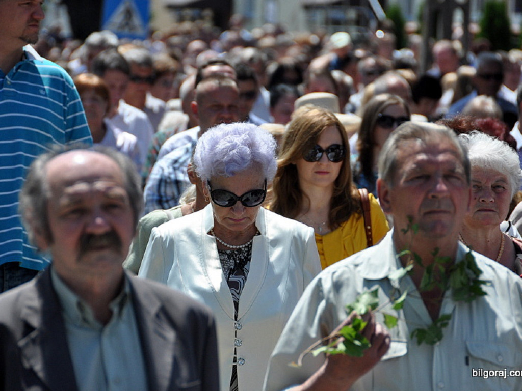 Boże Ciało - tłumy biłgorajan na procesjach eucharystycznych