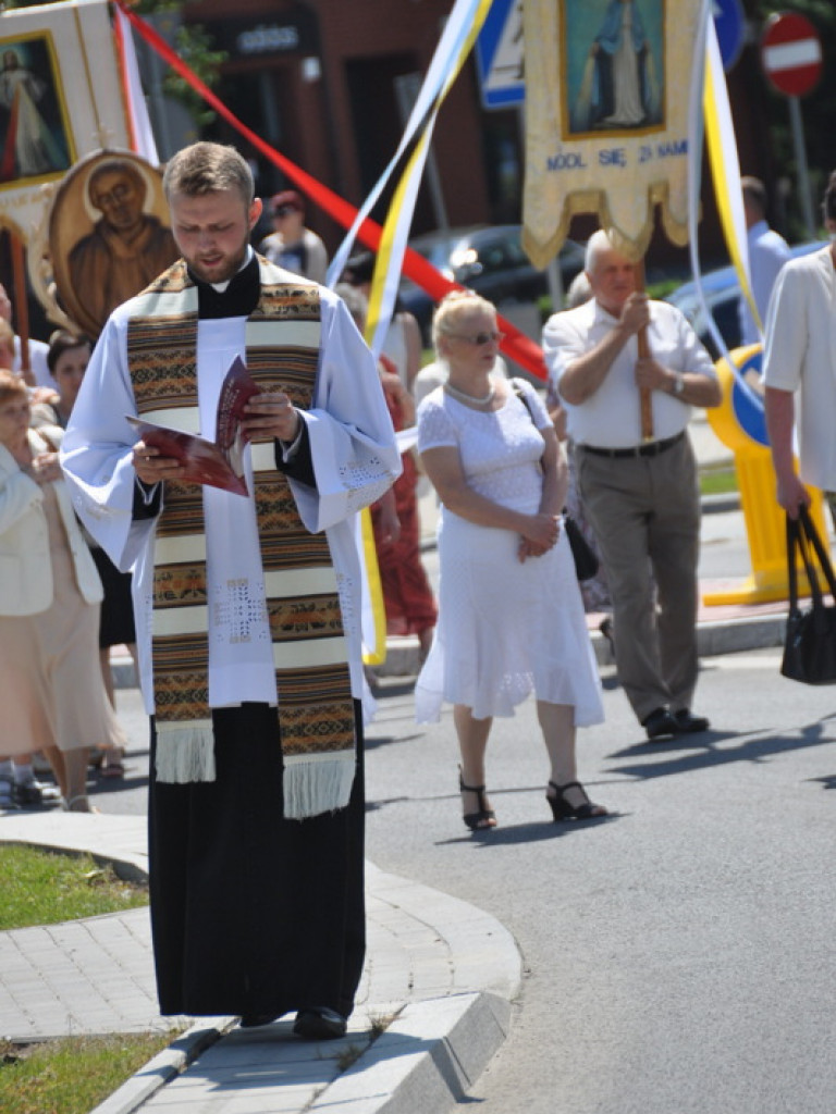 Boże Ciało - tłumy biłgorajan na procesjach eucharystycznych