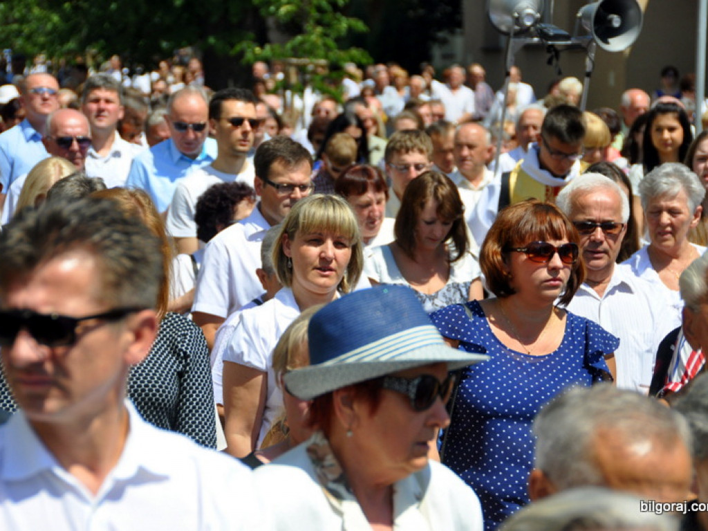 Boże Ciało - tłumy biłgorajan na procesjach eucharystycznych