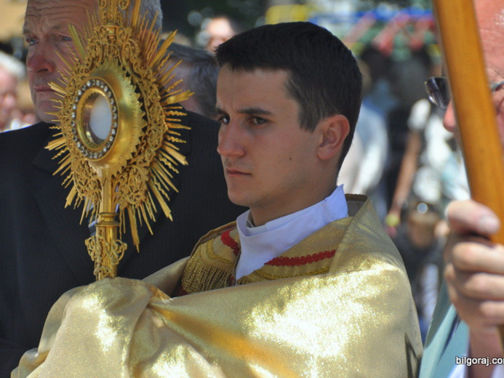 Boże Ciało - tłumy biłgorajan na procesjach eucharystycznych