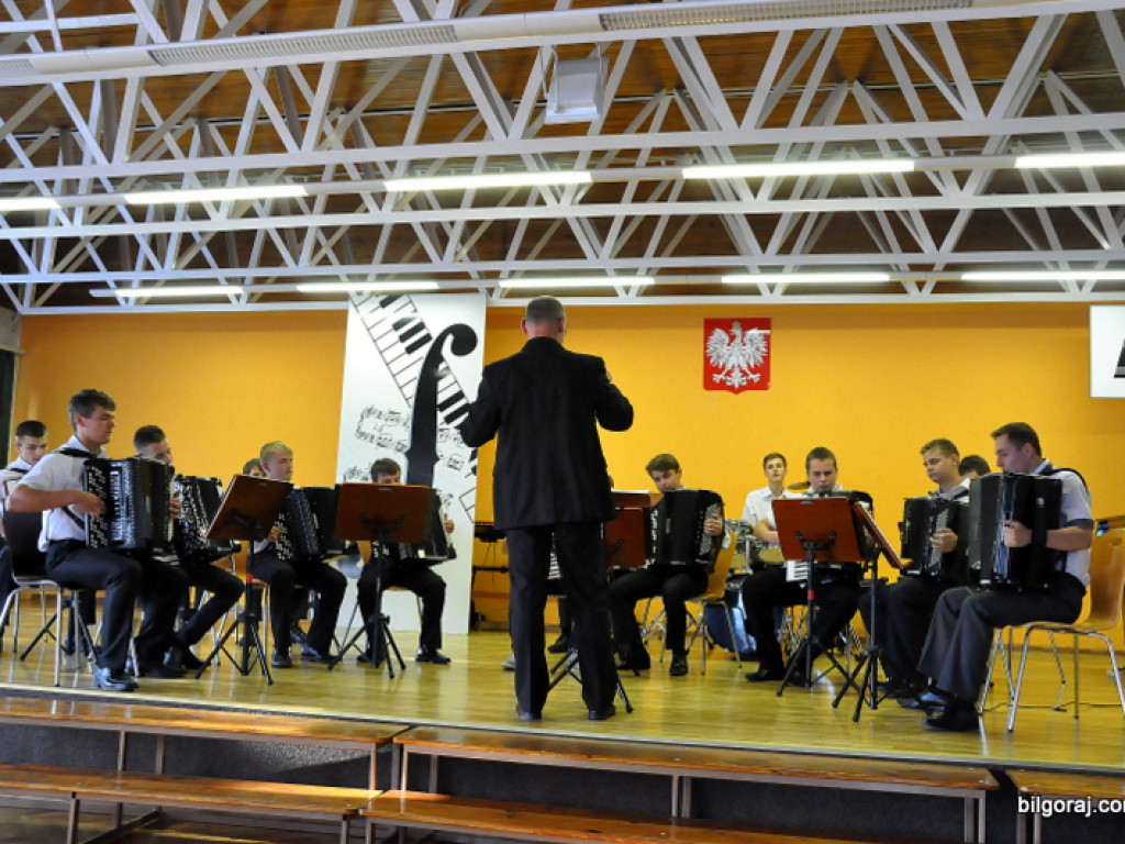 Zagrali razem na podsumowanie roku nauki