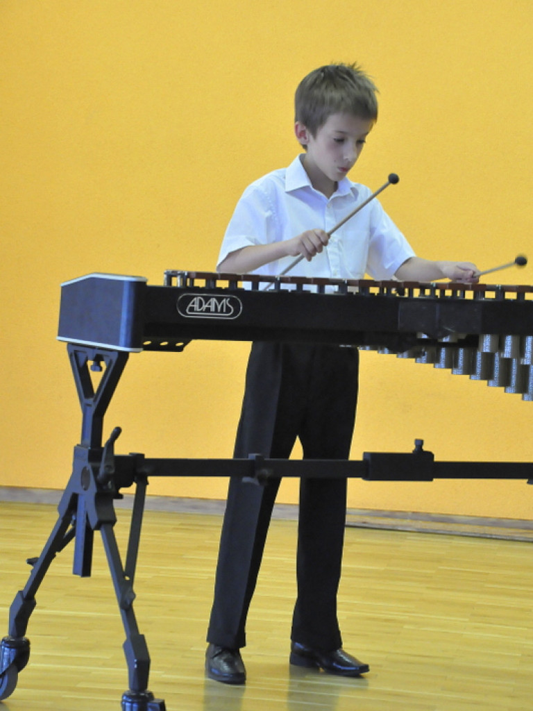 Zagrali razem na podsumowanie roku nauki