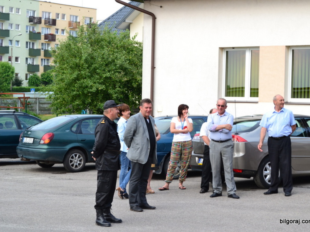 Zderzenie autobusu i trzech aut osobowych (ćwiczenia KSRG)