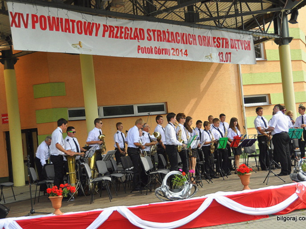 Przegląd Strażackich Orkiestr Dętych w Potoku Górnym