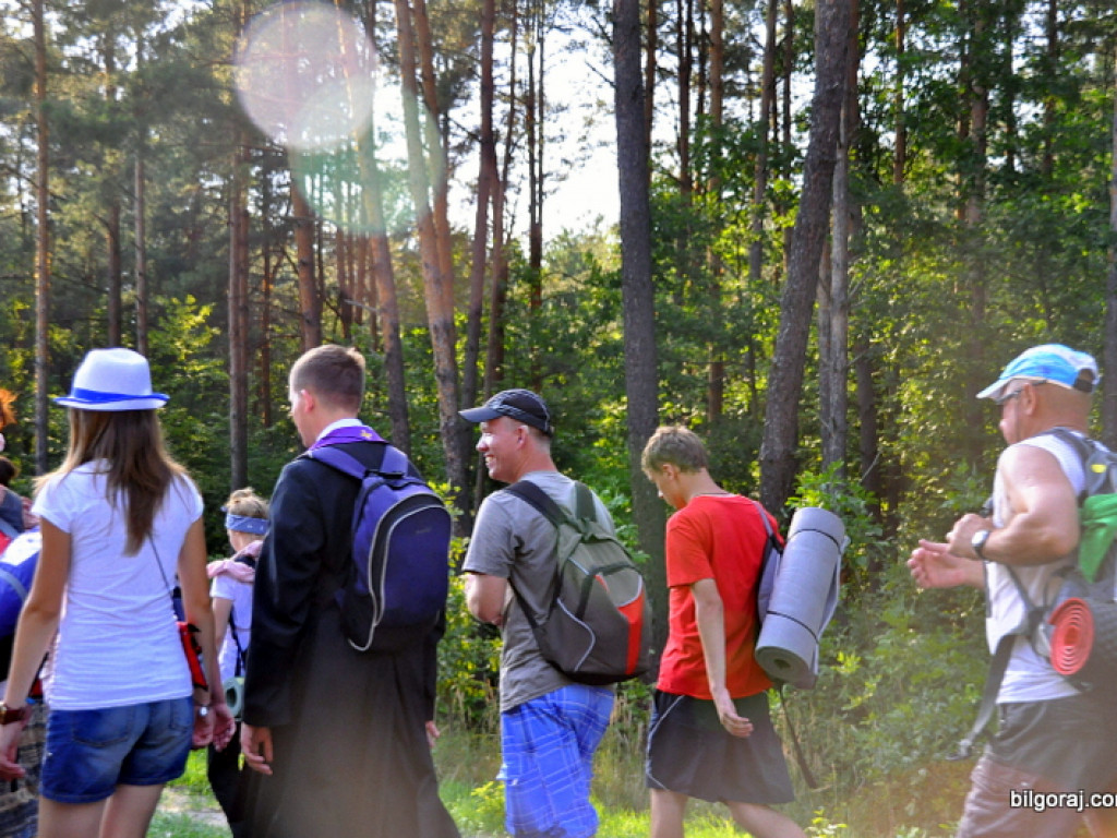 Pielgrzymi w drodze na Jasną Górę dotarli do Biłgoraja (FOTO)