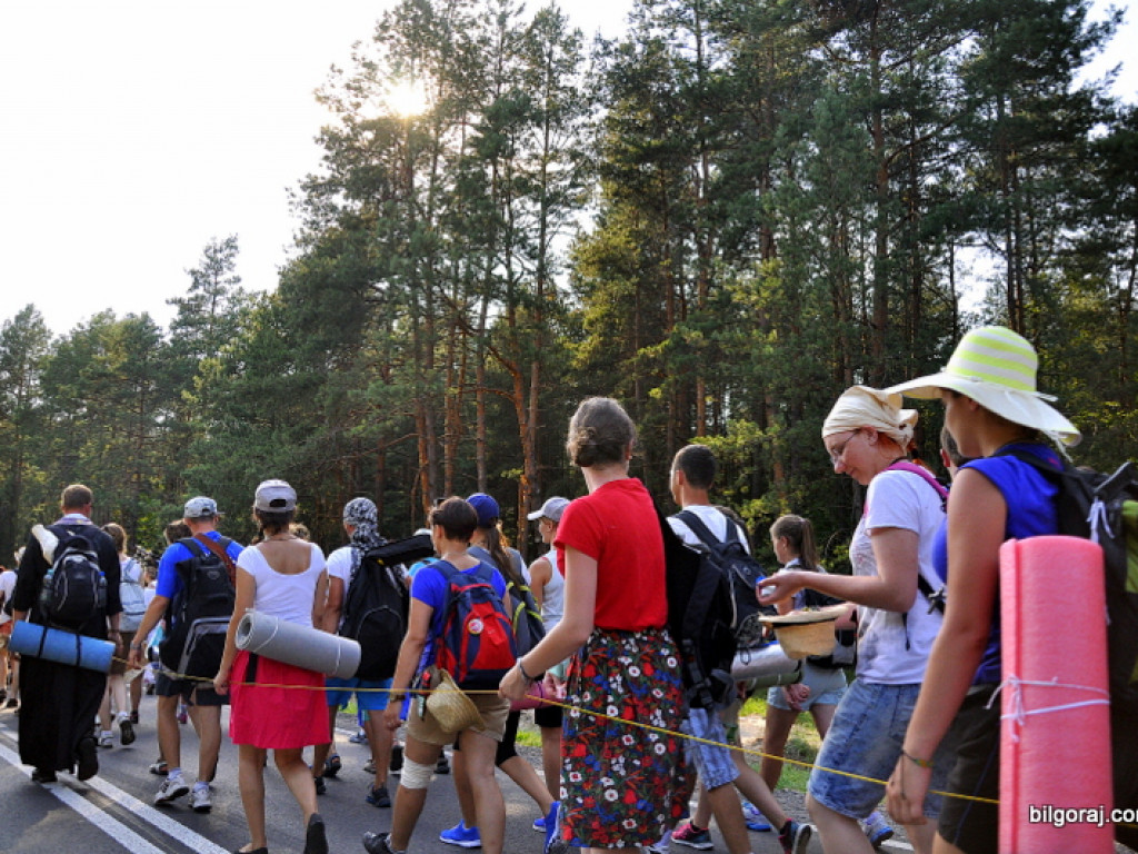 Pielgrzymi w drodze na Jasną Górę dotarli do Biłgoraja (FOTO)