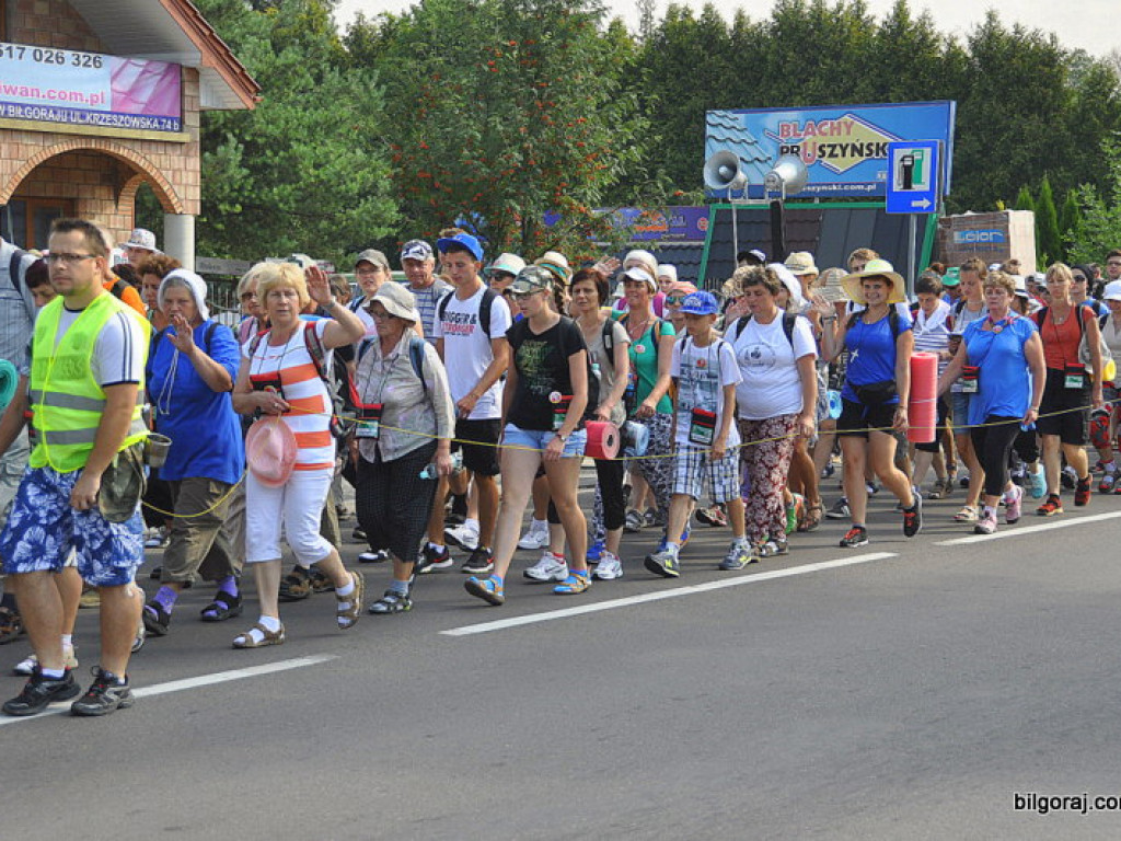Grupa Biłgorajska wyruszyła na pątniczy szlak do Królowej Polski (FOTO)