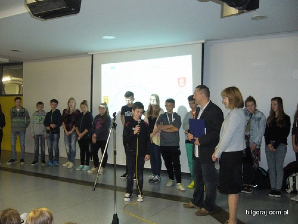 Uczniowie z Gimnazjum Nr 1 im. św. Jadwigi Królowej w Biłgoraju z wizytą w Crailsheim