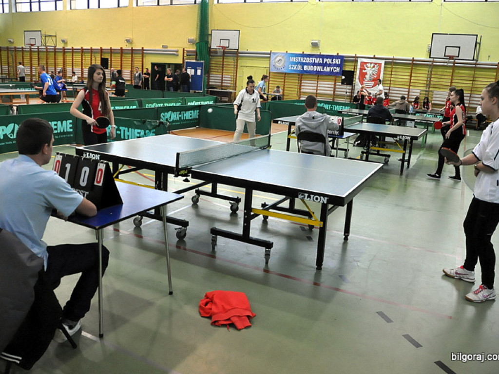 Mistrzostwa Polski Szkół Budowlanych w Tenisie Stołowym i Szachach (FOTO, WYNIKI)