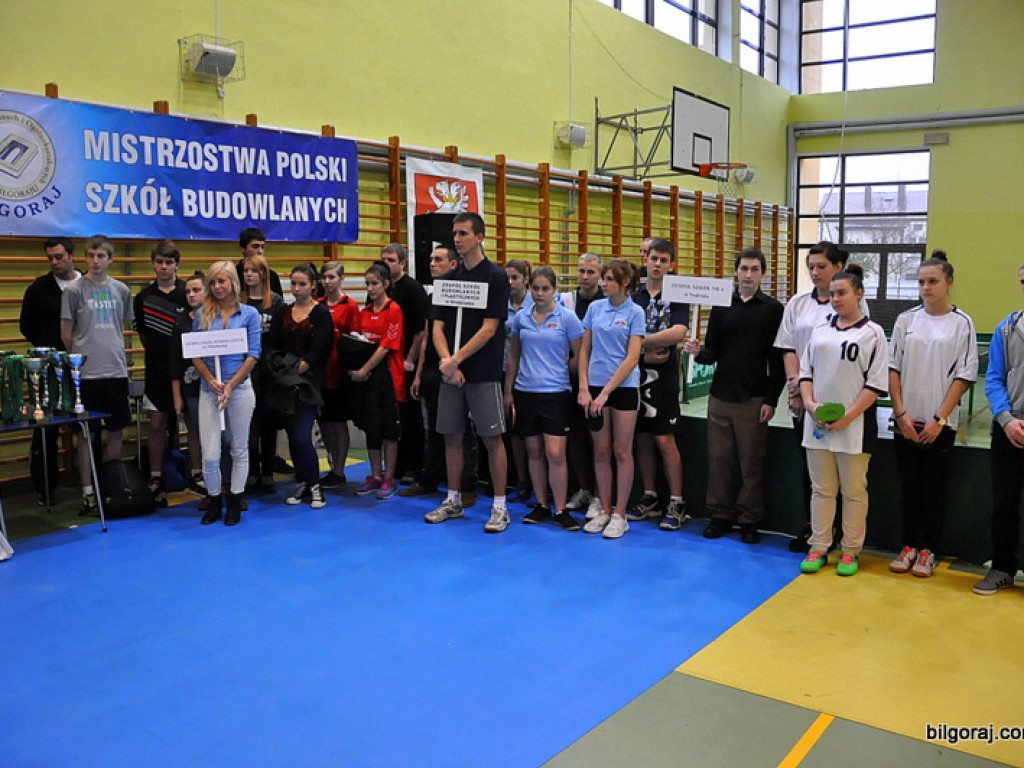 Mistrzostwa Polski Szkół Budowlanych w Tenisie Stołowym i Szachach (FOTO, WYNIKI)