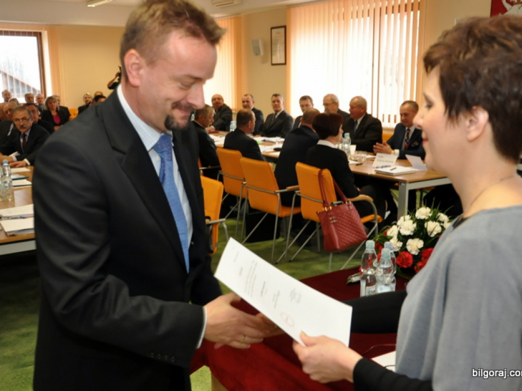 I sesja V kadencji Rady Powiatu - radni wybrali Prezydium Rady i Zarząd Powiatu (FOTO, VIDEO)