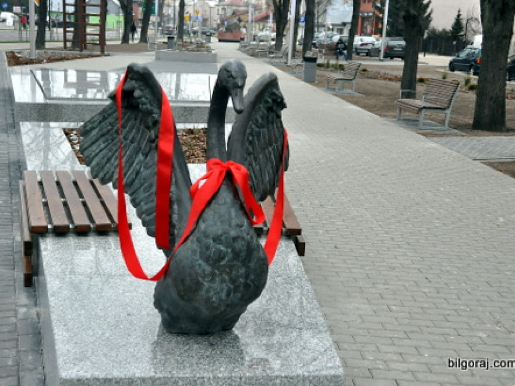 Powitanie łabędzia i otwarcie Parku Solidarności