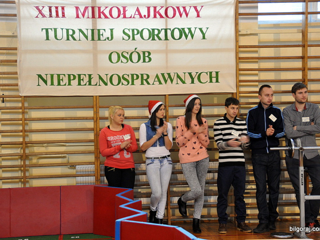 XIII Mikołajkowy Turniej Sportowy Osób Niepełnosprawnych (AUDIO, FOTO)