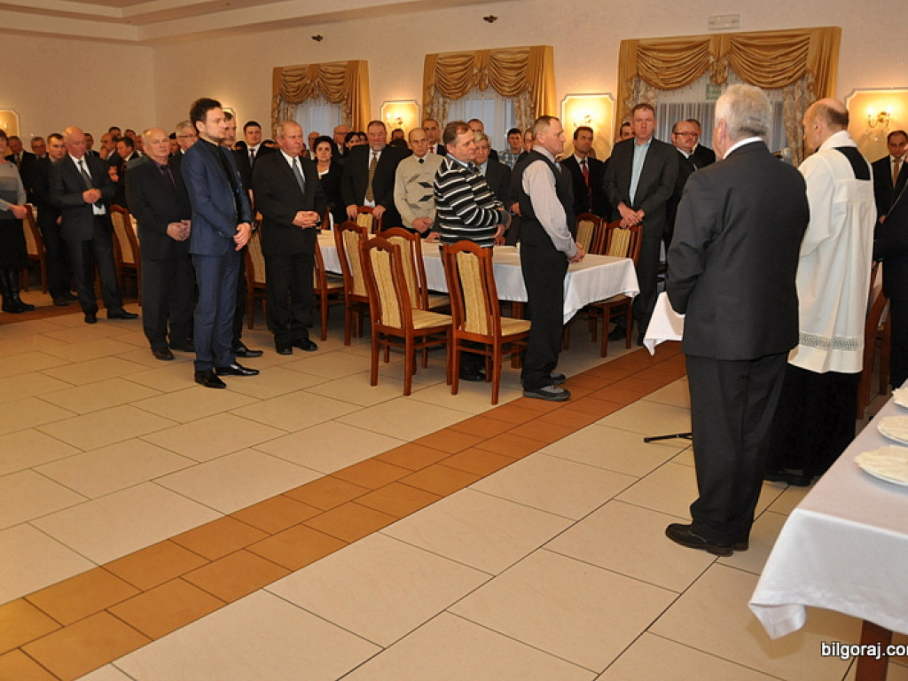 Ludowcy połamali się opłatkiem i podsumowali kampanię wyborczą (FOTO, VIDEO)