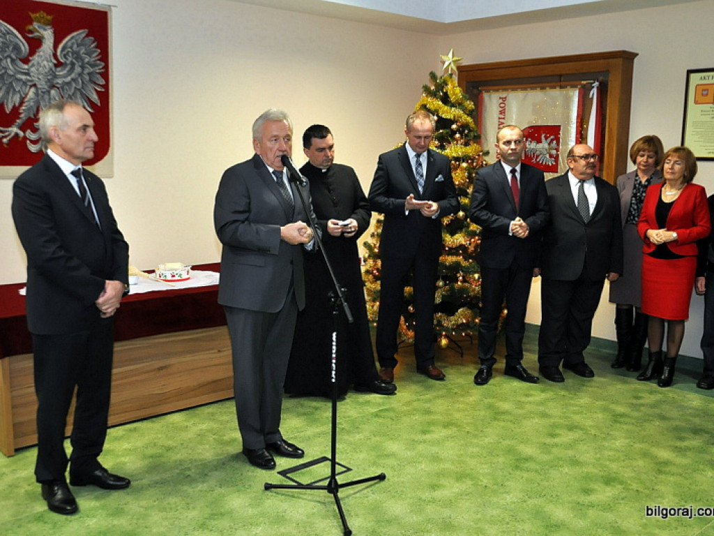 Spotkanie opłatkowe Rady Powiatu (FOTO, AUDIO)