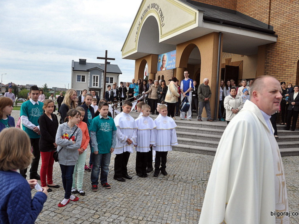 Symbole Światowych Dni Młodzieży peregrynują w naszym Powiecie (FOTO, AUDIO, VIDEO)
