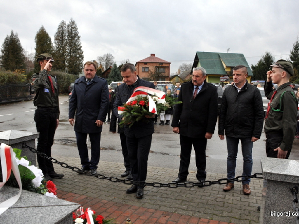 Gmina Biłgoraj świętowała rocznicę odzyskanie niepodległości