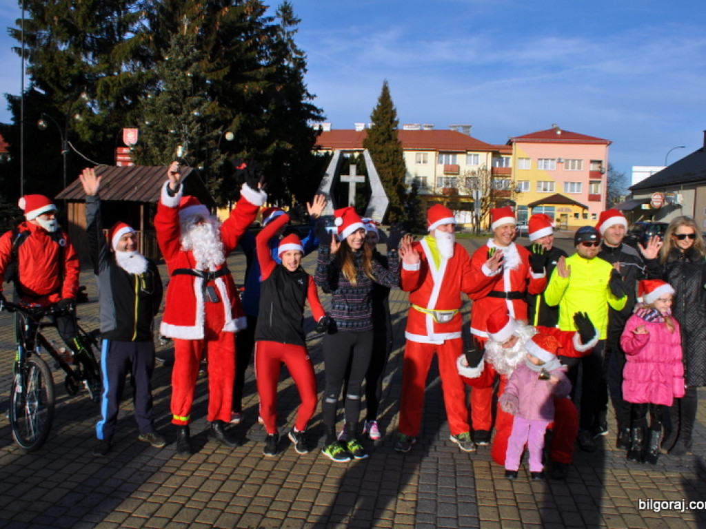 Mikołajkowy bieg uliczny - Biłgoraj 2015