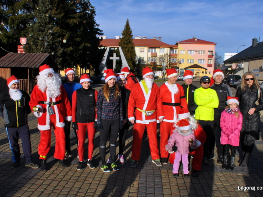 Mikołajkowy bieg uliczny - Biłgoraj 2015