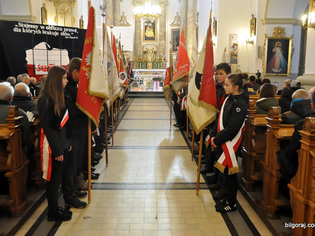 Biłgoraj: 34. rocznica wprowadzenia stanu wojennego (FOTO, VIDEO)