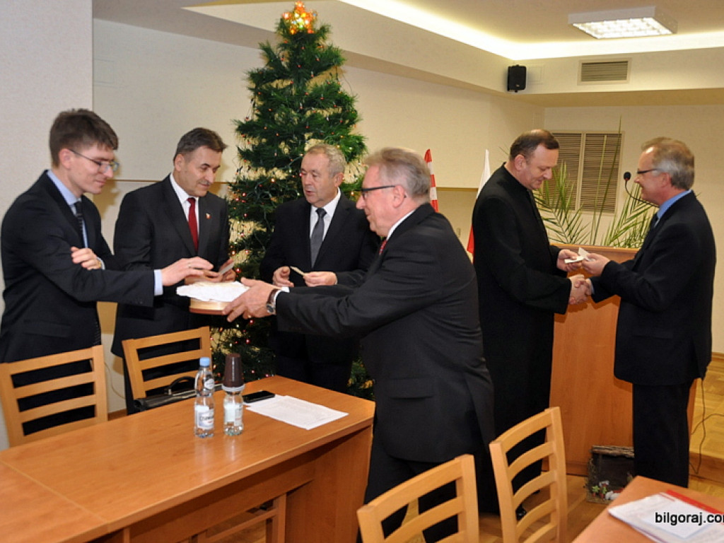 Spotkanie opłatkowe Rady Miasta Biłgoraj (FOTO)