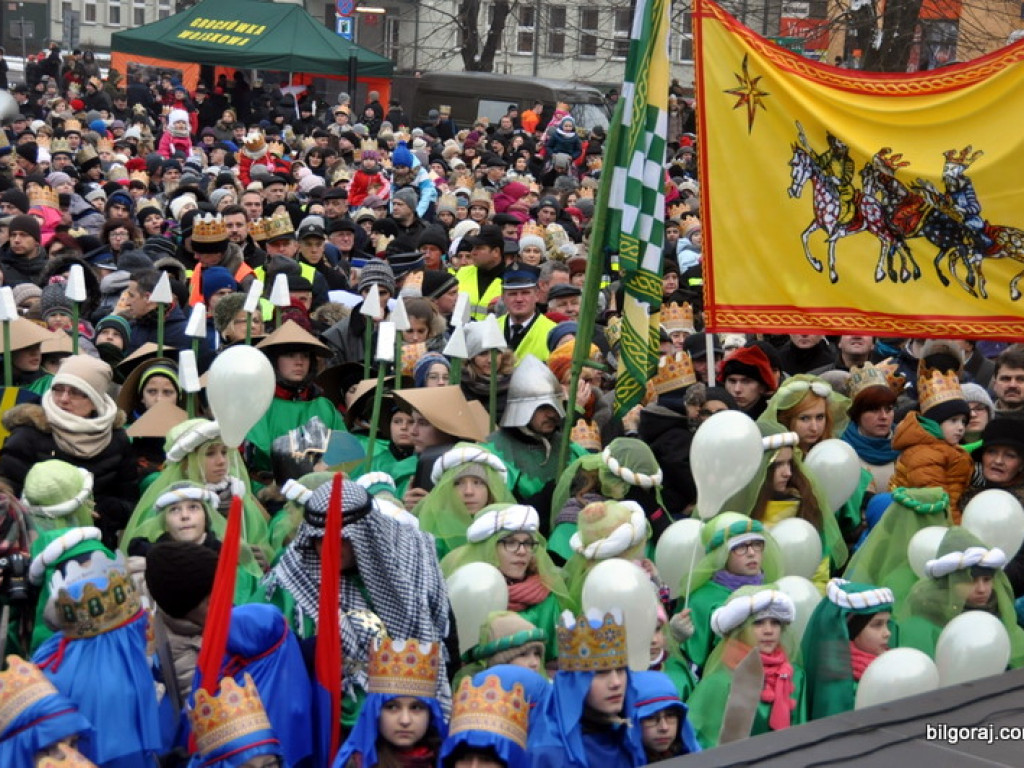 Orszak Trzech Króli - po raz drugi - na ulicach Biłgoraja (FOTO, VIDEO)