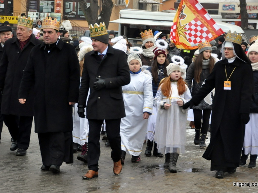 Orszak Trzech Króli - po raz drugi - na ulicach Biłgoraja (FOTO, VIDEO)