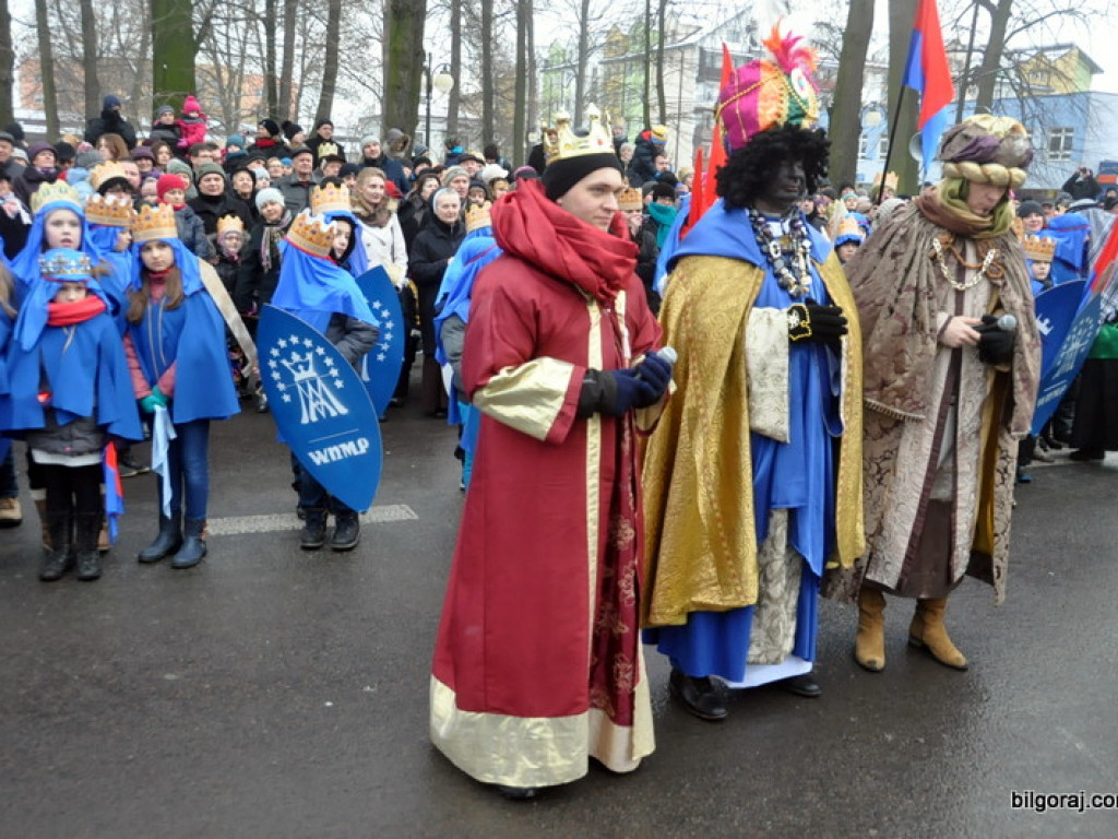 Orszak Trzech Króli - po raz drugi - na ulicach Biłgoraja (FOTO, VIDEO)