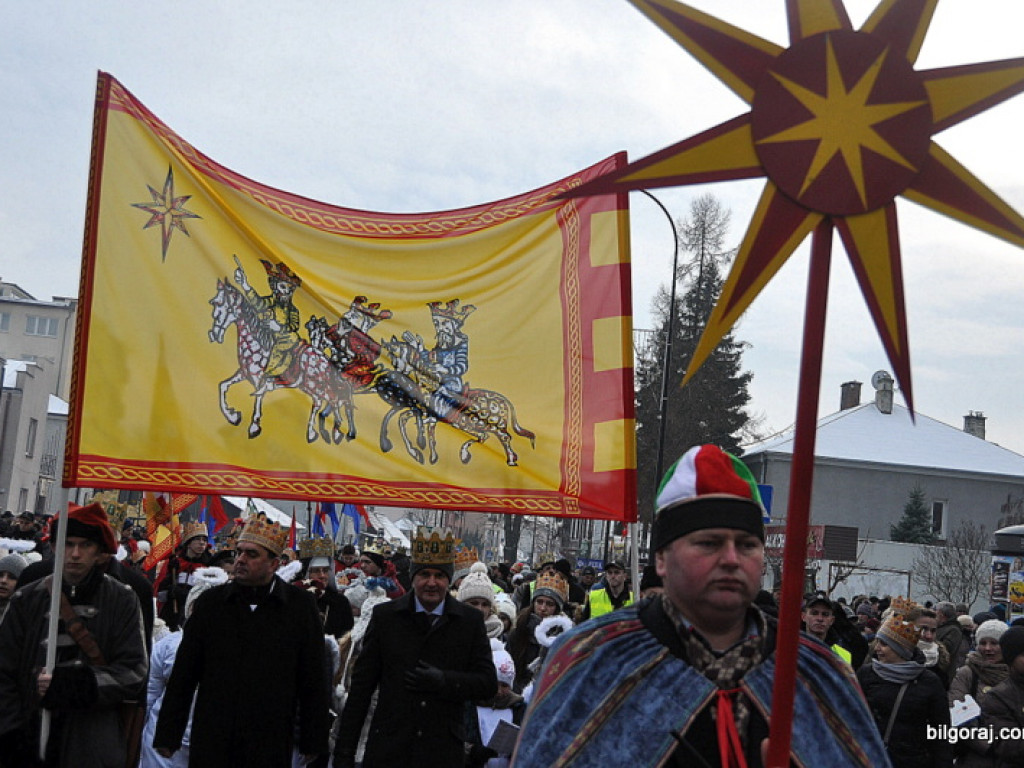 Orszak Trzech Króli - po raz drugi - na ulicach Biłgoraja (FOTO, VIDEO)