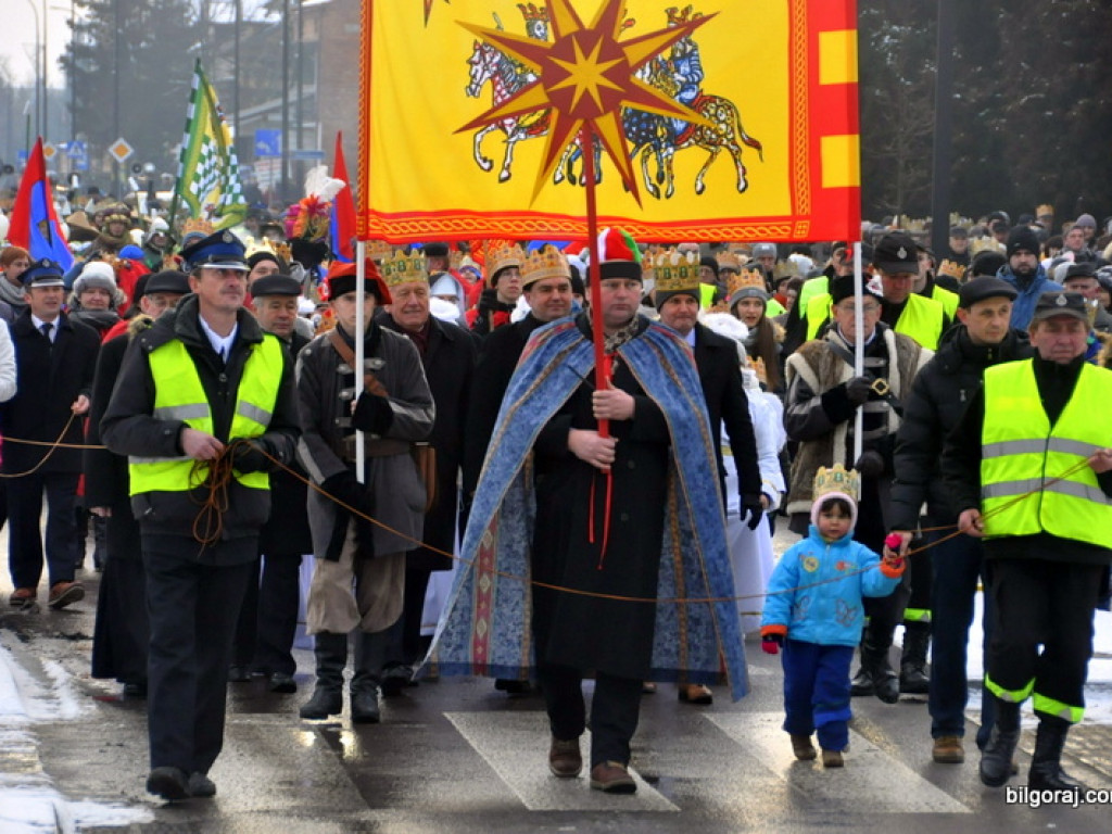 Orszak Trzech Króli - po raz drugi - na ulicach Biłgoraja (FOTO, VIDEO)