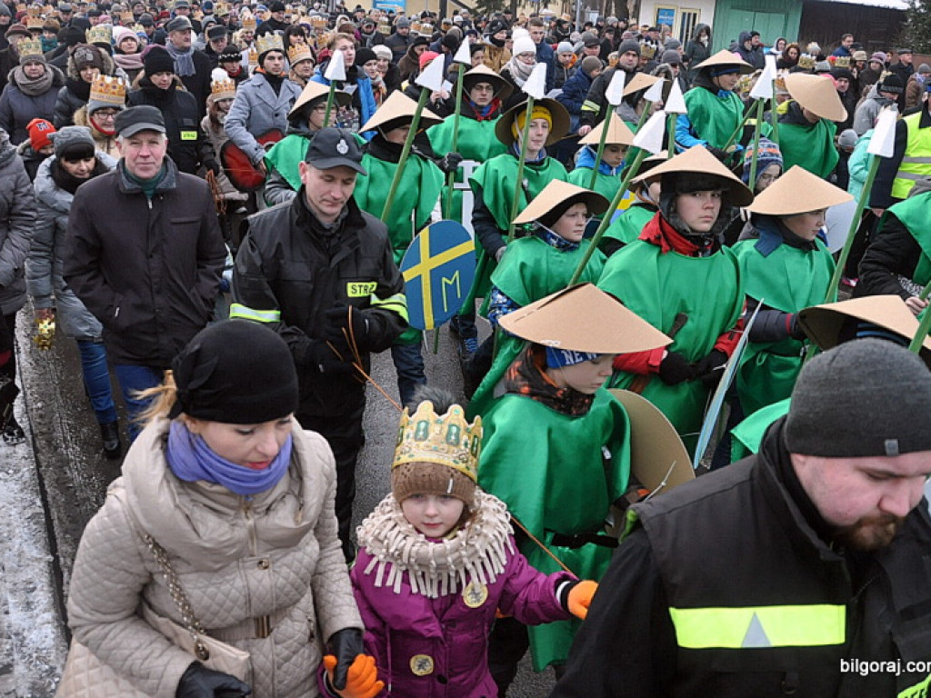 Orszak Trzech Króli - po raz drugi - na ulicach Biłgoraja (FOTO, VIDEO)