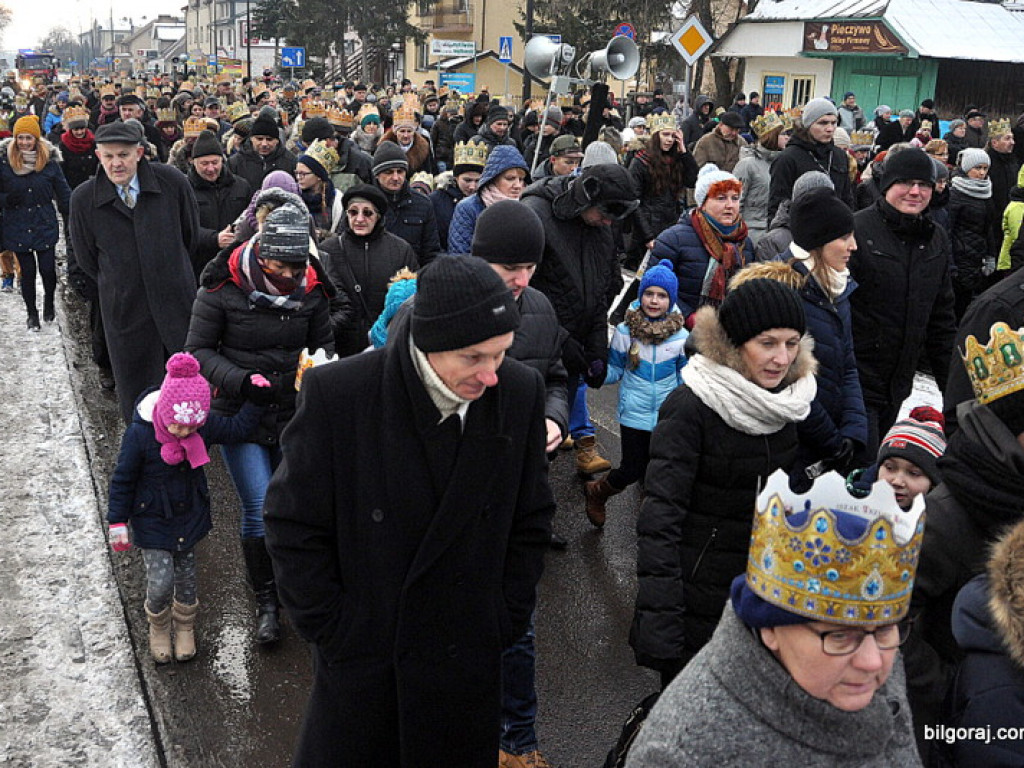 Orszak Trzech Króli - po raz drugi - na ulicach Biłgoraja (FOTO, VIDEO)