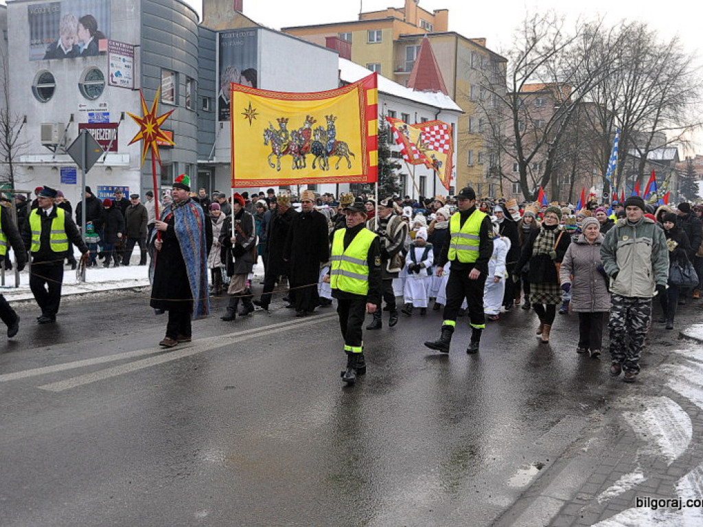 Orszak Trzech Króli - po raz drugi - na ulicach Biłgoraja (FOTO, VIDEO)