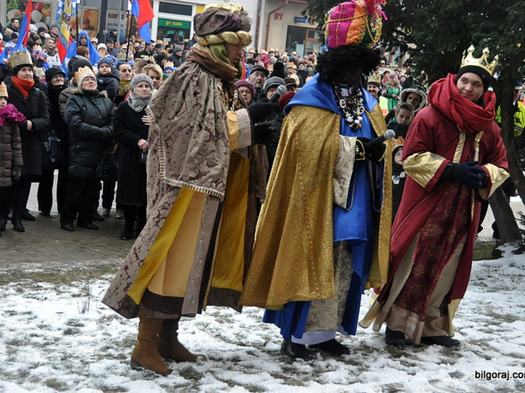 Orszak Trzech Króli - po raz drugi - na ulicach Biłgoraja (FOTO, VIDEO)