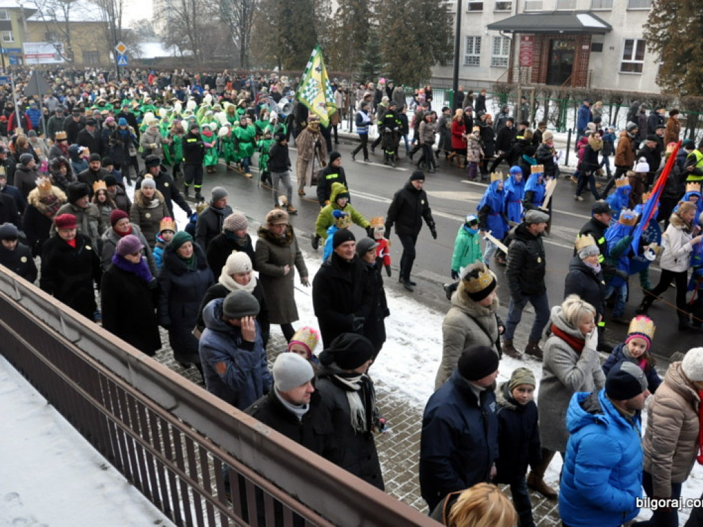 Orszak Trzech Króli - po raz drugi - na ulicach Biłgoraja (FOTO, VIDEO)