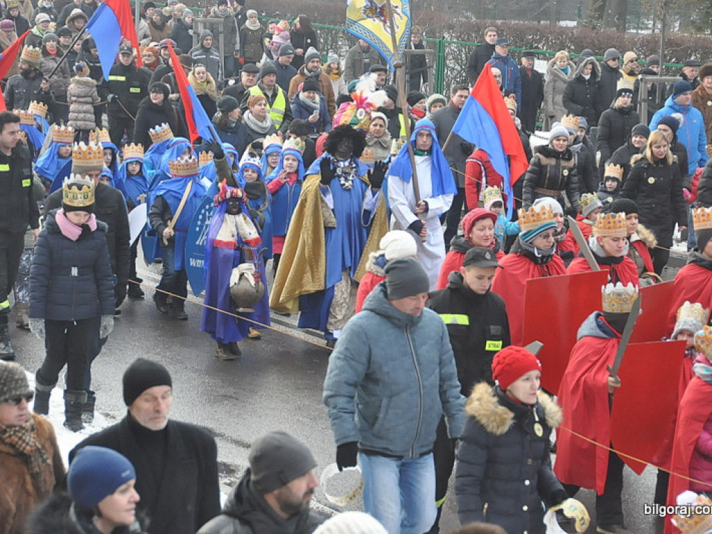 Orszak Trzech Króli - po raz drugi - na ulicach Biłgoraja (FOTO, VIDEO)