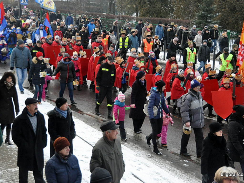 Orszak Trzech Króli - po raz drugi - na ulicach Biłgoraja (FOTO, VIDEO)